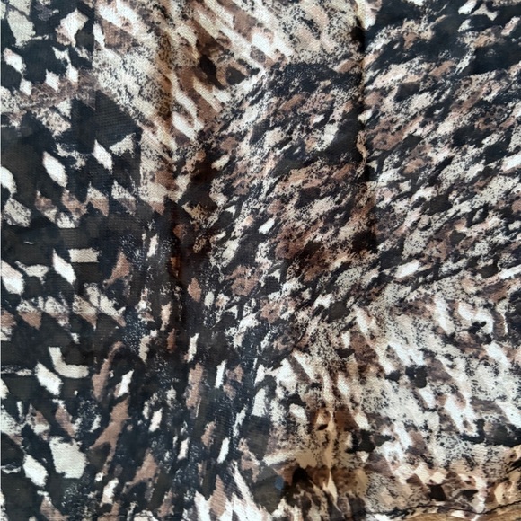 Wallpapher Black and Brown Women's Maxi Skirt Sz Sm - Picture 5 of 7